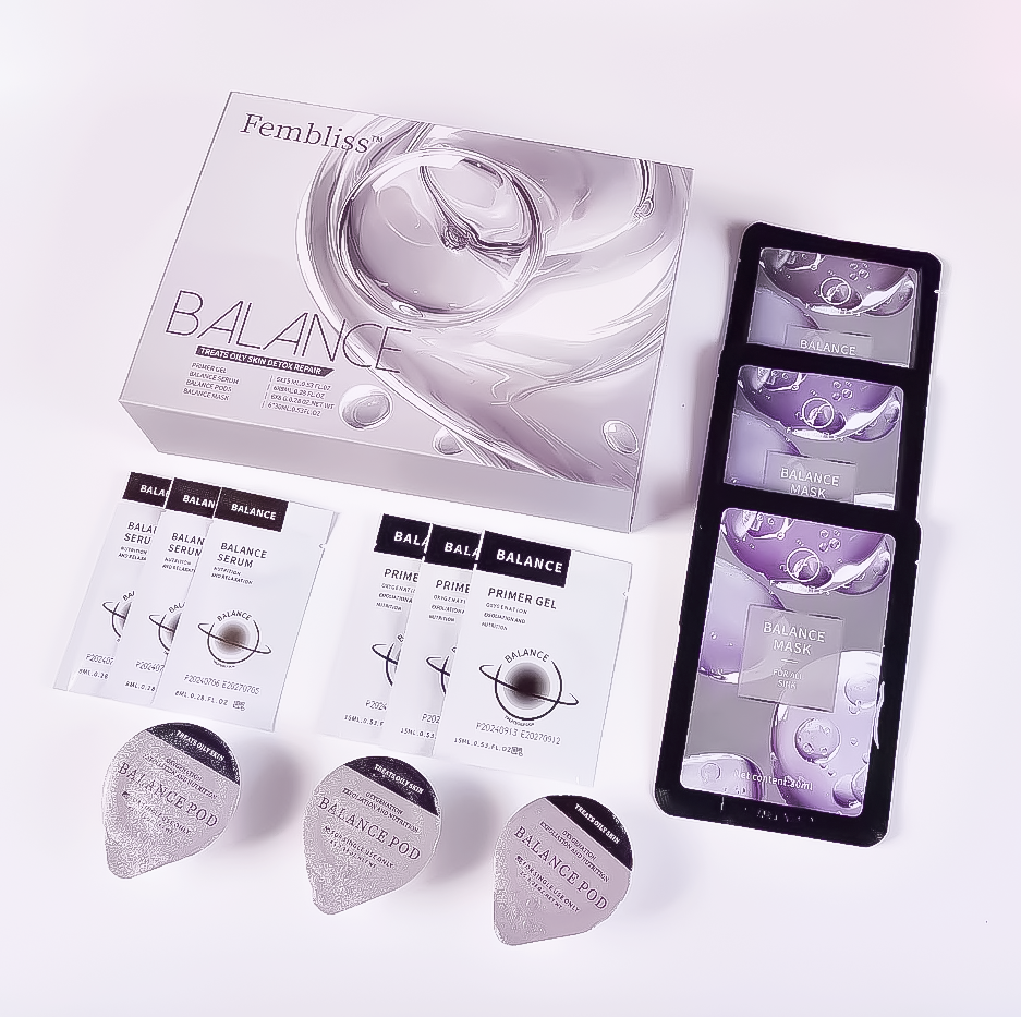 LumaPods Special Edition 6In1 CO2 Oxygen Facial Gel Kit Anti-Aging Hydration Radiance