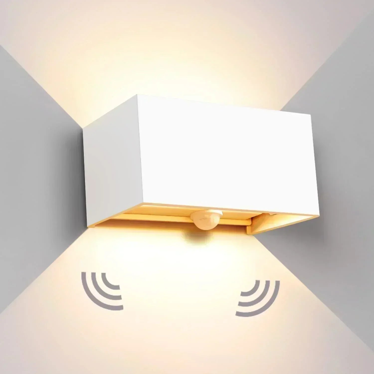 AstraGuard Black Outdoor Motion Sensor Wall Light IP65
