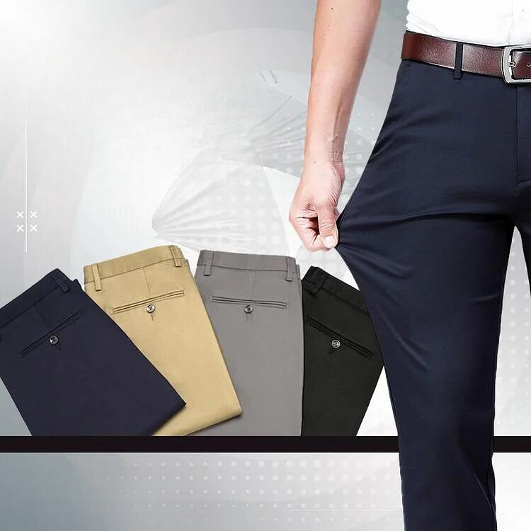 NovaFlex Classic Comfort Stretch herrebukser med udvideligt taljebånd