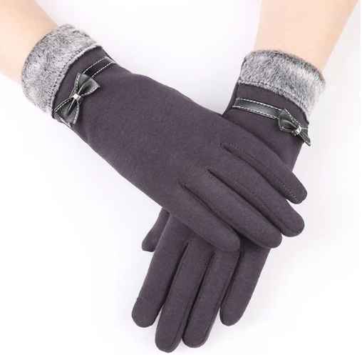 Aurea Cashmere Lined Gloves Windproof and Warm for Winter
