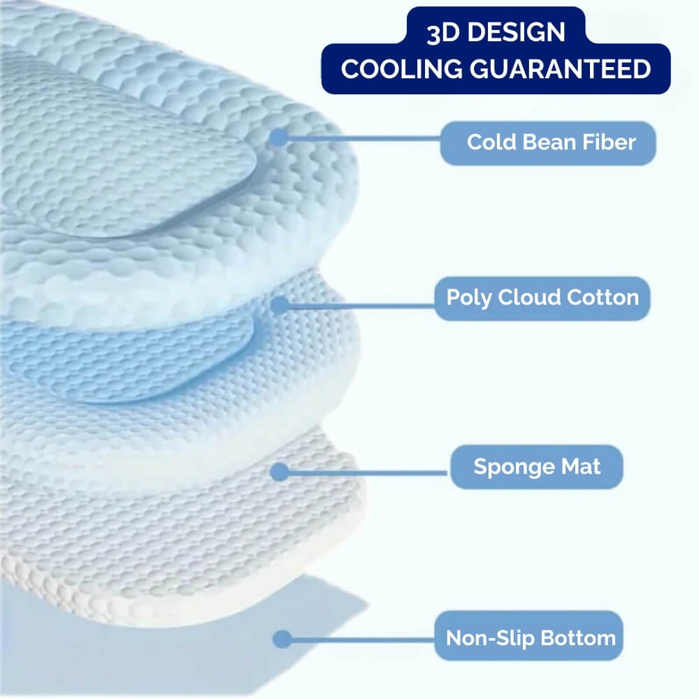 ChillPaws Cooling Dog Bed With Temperature Regulation On Hot Days