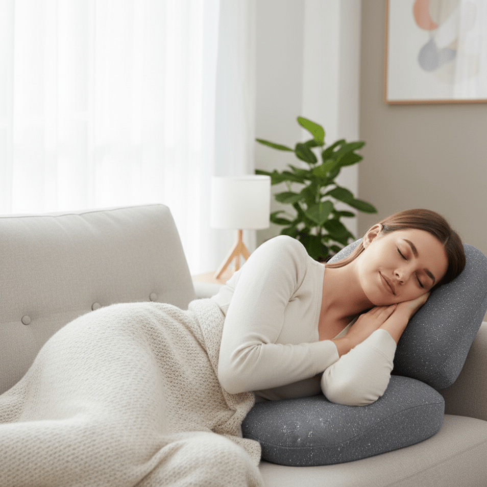 Ortopedický sedací polštář CoccyxEase pro podporu zad, kostrče a kyčlí