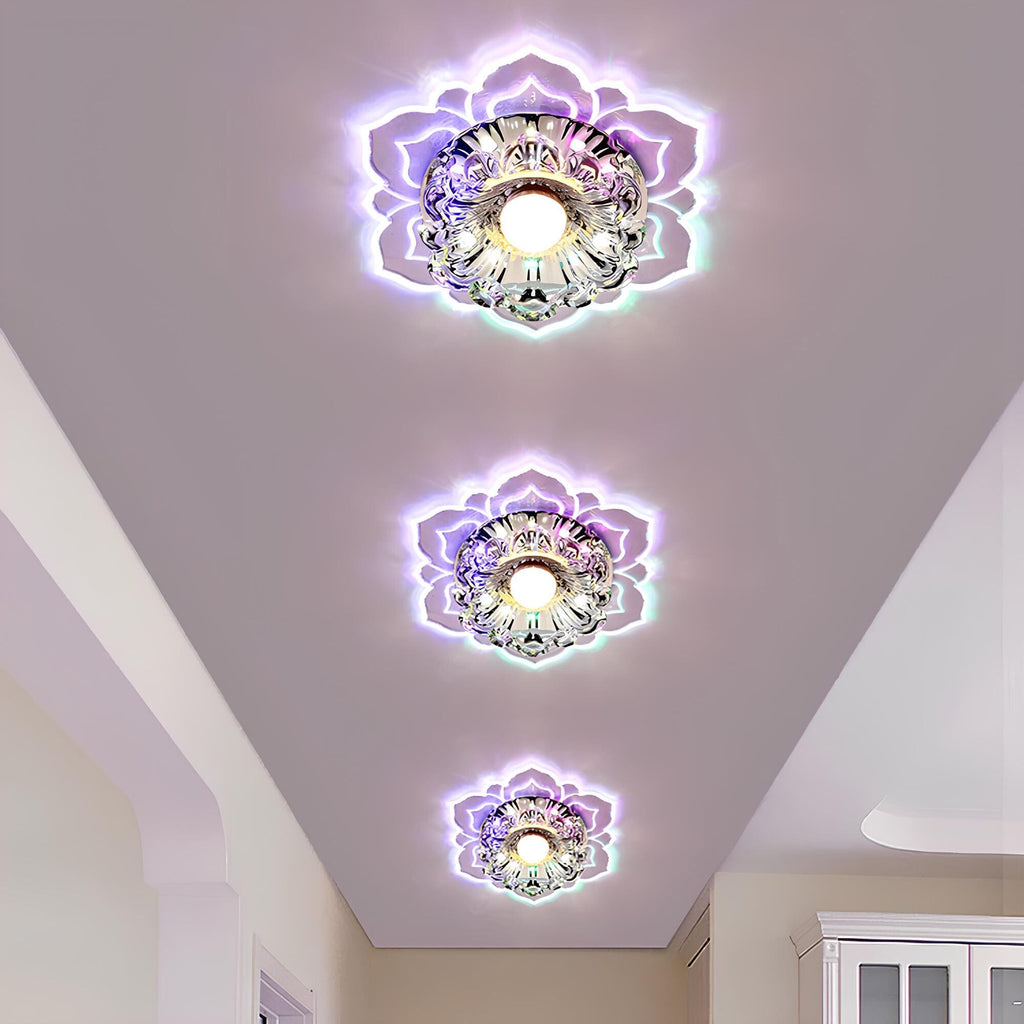 Plafoniera LED Lyrae Crystal con Eleganza Moderna