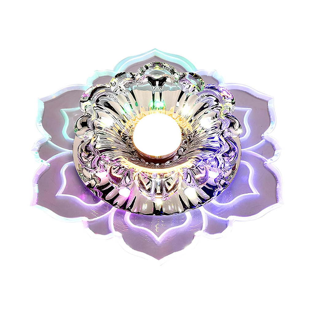 Plafoniera LED Lyrae Crystal con Eleganza Moderna