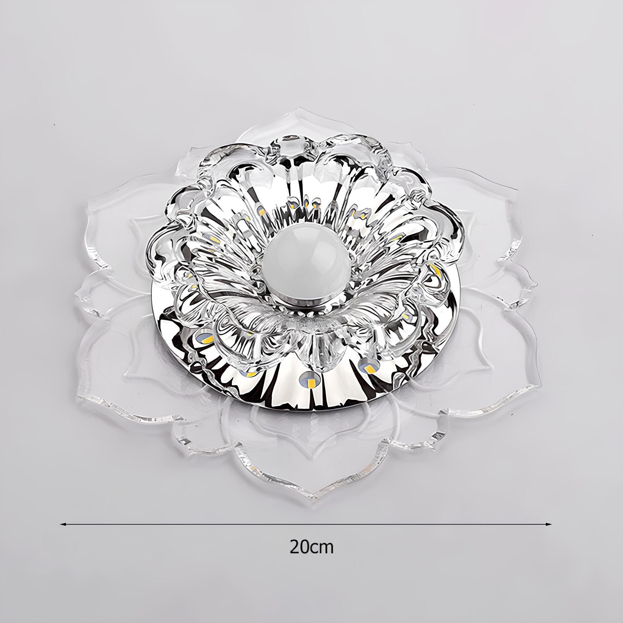 Plafoniera LED Lyrae Crystal con Eleganza Moderna