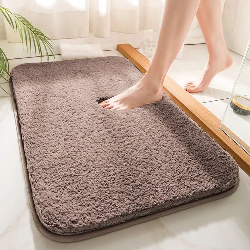 Tappetino da bagno in microfibra CloudNest extra spesso con retro antiscivolo