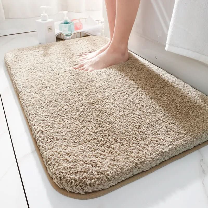Tappetino da bagno in microfibra CloudNest extra spesso con retro antiscivolo