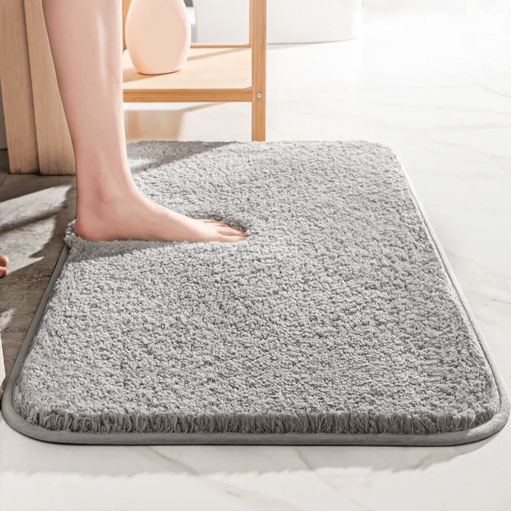 Tappetino da bagno in microfibra CloudNest extra spesso con retro antiscivolo