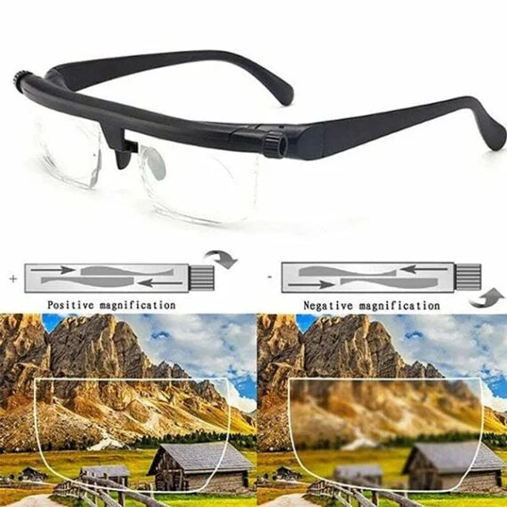 OptiFlex Adjustable Focus Glasses For Reading And Driving