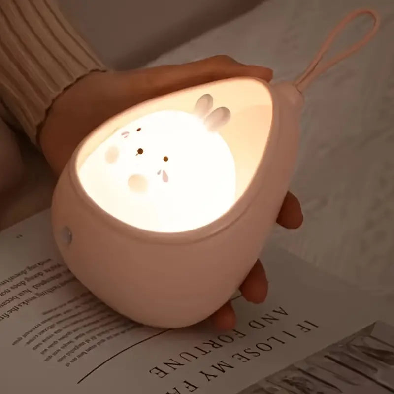WhiskerGlow Kitty Night Light for Nursery and Kids Room