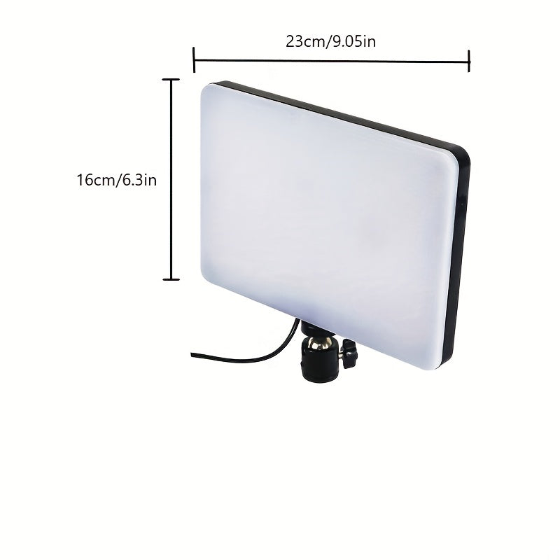 پایه نور عکاسی LED با سه‌پایه آلومینیومی قابل تنظیم و چراغ استودیویی