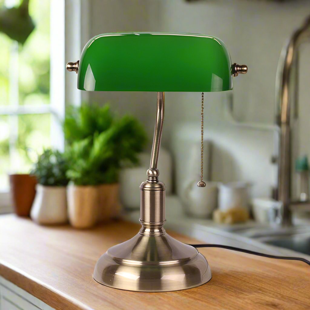 Aurelle Glass Table Lamp — European Style Luxury Lighting