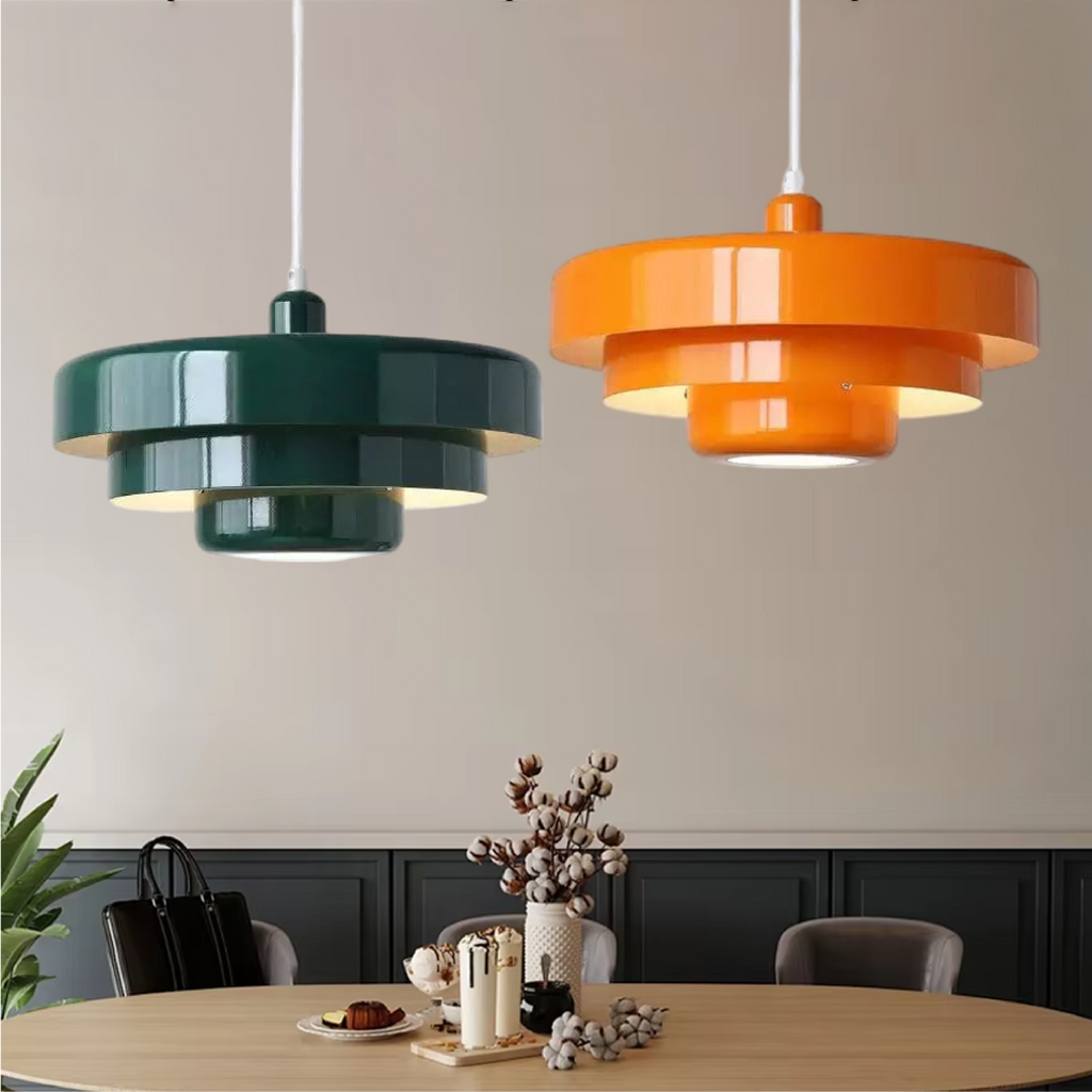LumaNord Drie Lagen Noordse Hanglamp Met Bauhaus Metaalafwerking