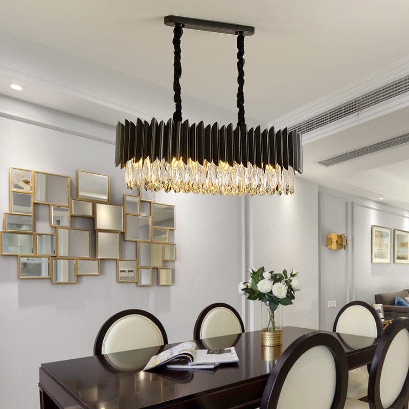 Lyfera Crystal Lustr Luxusní Moderní Osvětlení Výrazný Prvek