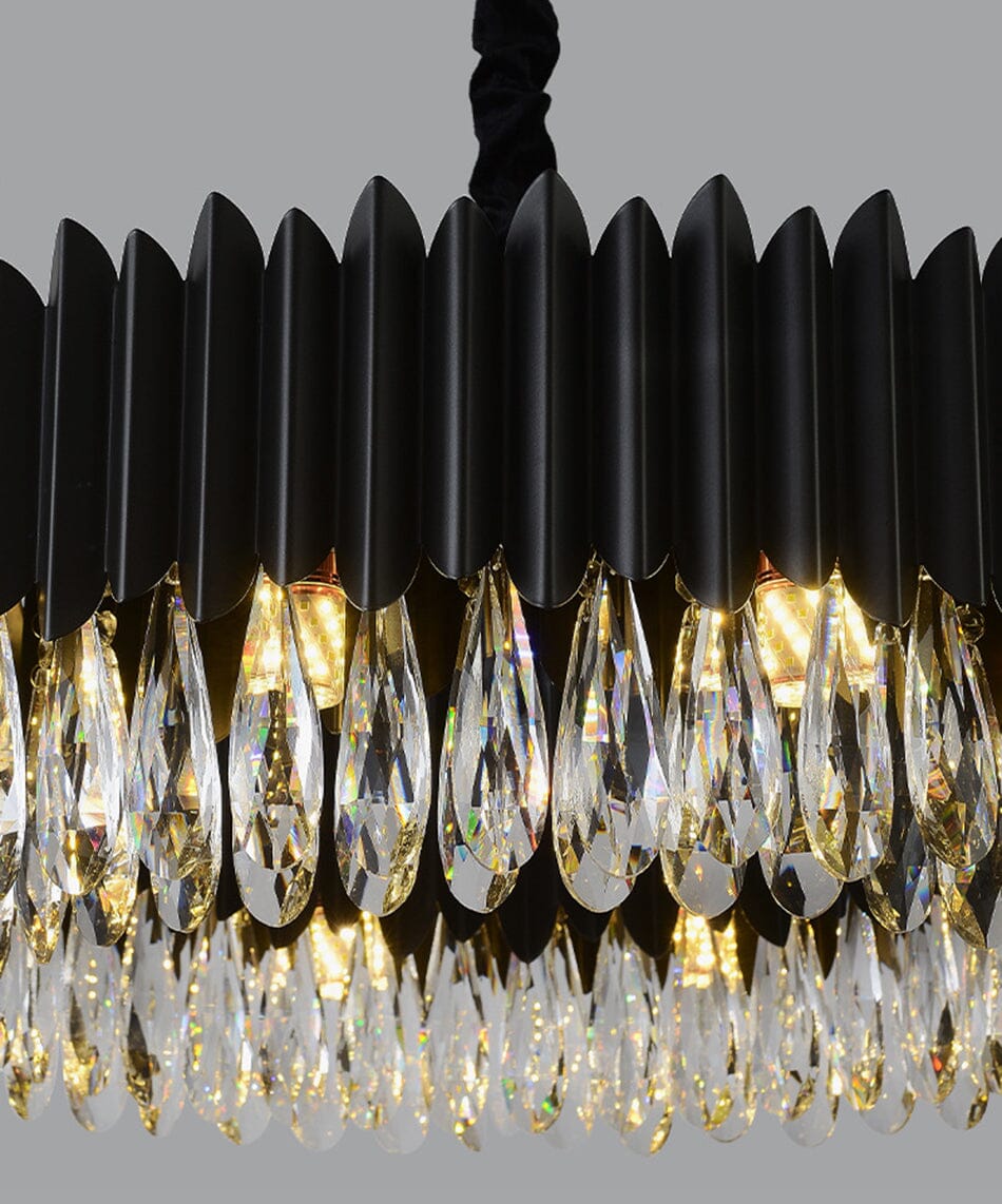 Lyfera Crystal Lustr Luxusní Moderní Osvětlení Výrazný Prvek