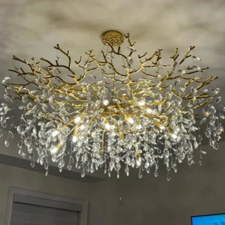 Lampadario a Bracci in Cristallo Stile Francese per Case Moderne