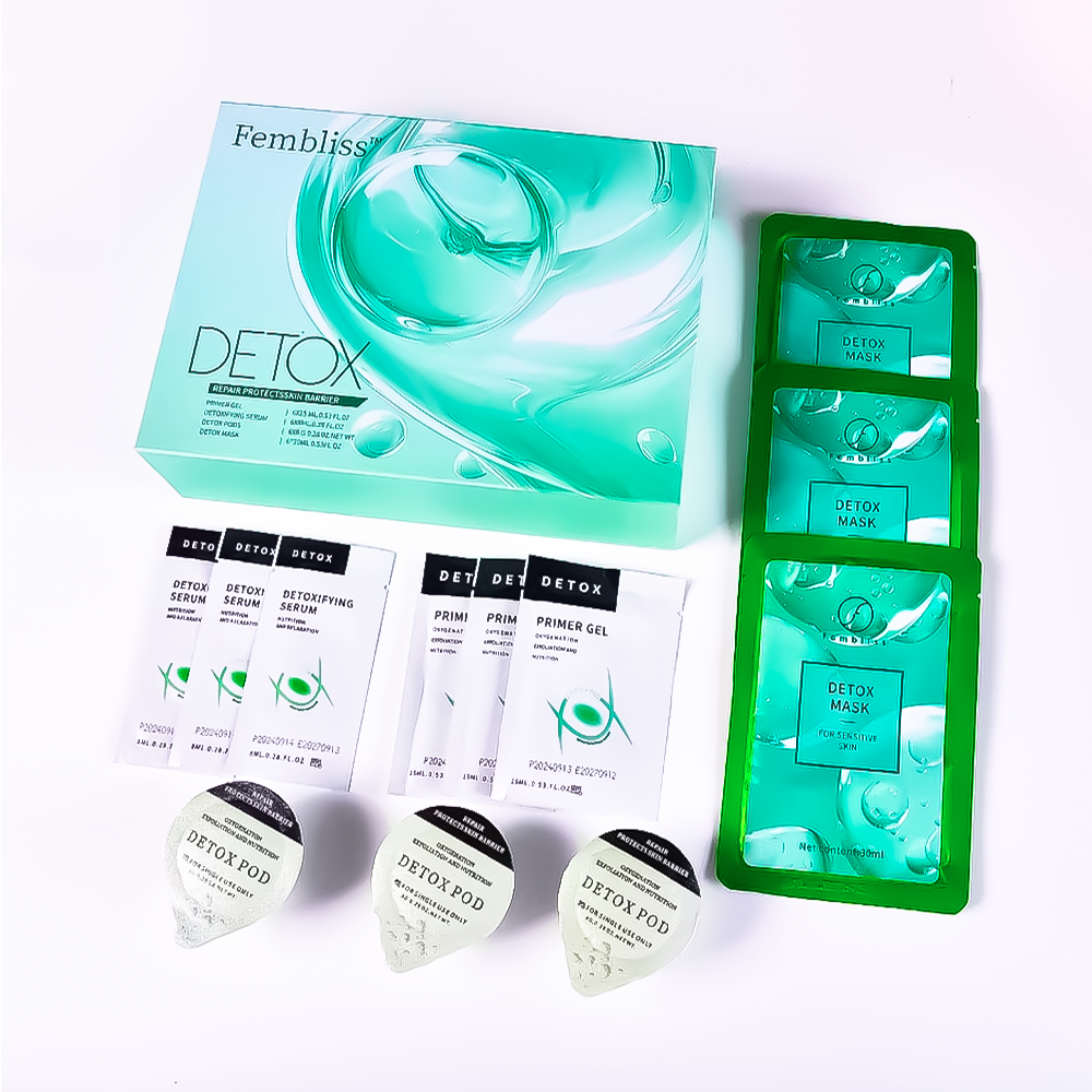 LumaPods Special Edition 6In1 CO2 Oxygen Facial Gel Kit Anti-Aging Hydration Radiance