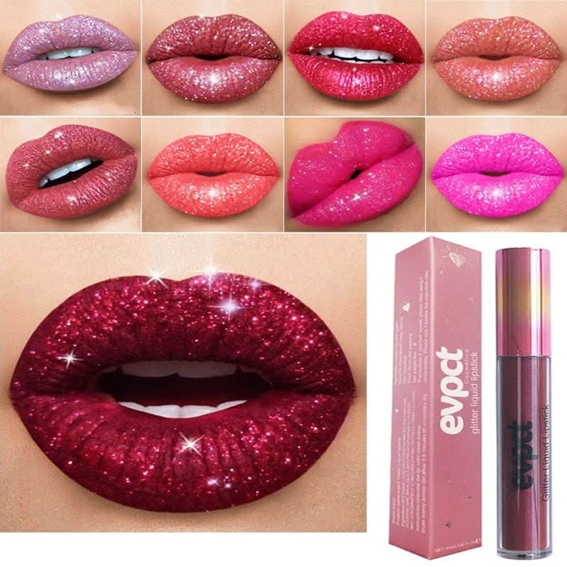 Aurora Lip Waterproof Glitter Lipstick for Radiant Long Lasting Shine