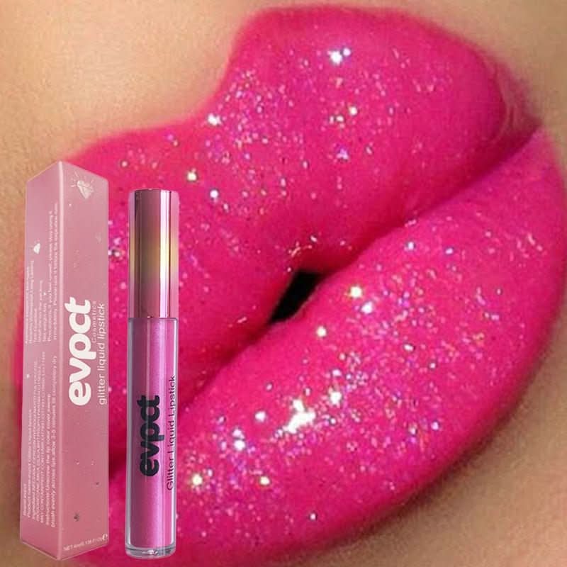 Aurora Lip Waterproof Glitter Lipstick for Radiant Long Lasting Shine