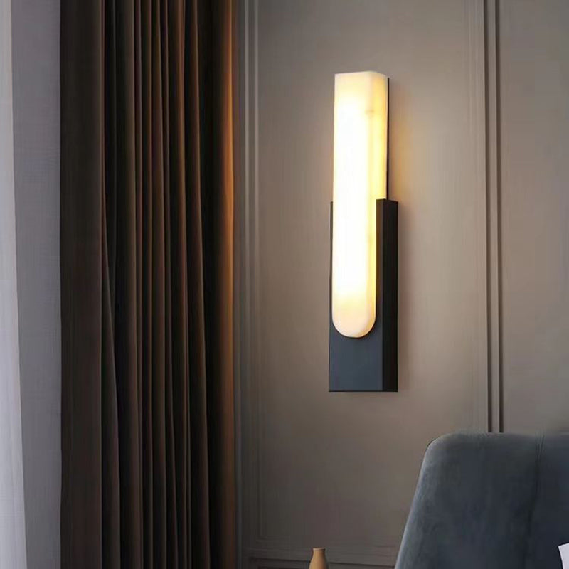 Lampa ścienna LED Quellara Marble z ciepłym, ambientowym światłem