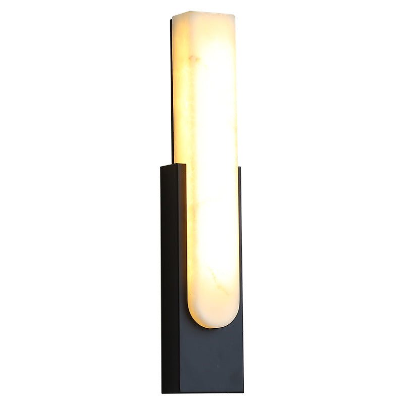 Lampa ścienna LED Quellara Marble z ciepłym, ambientowym światłem