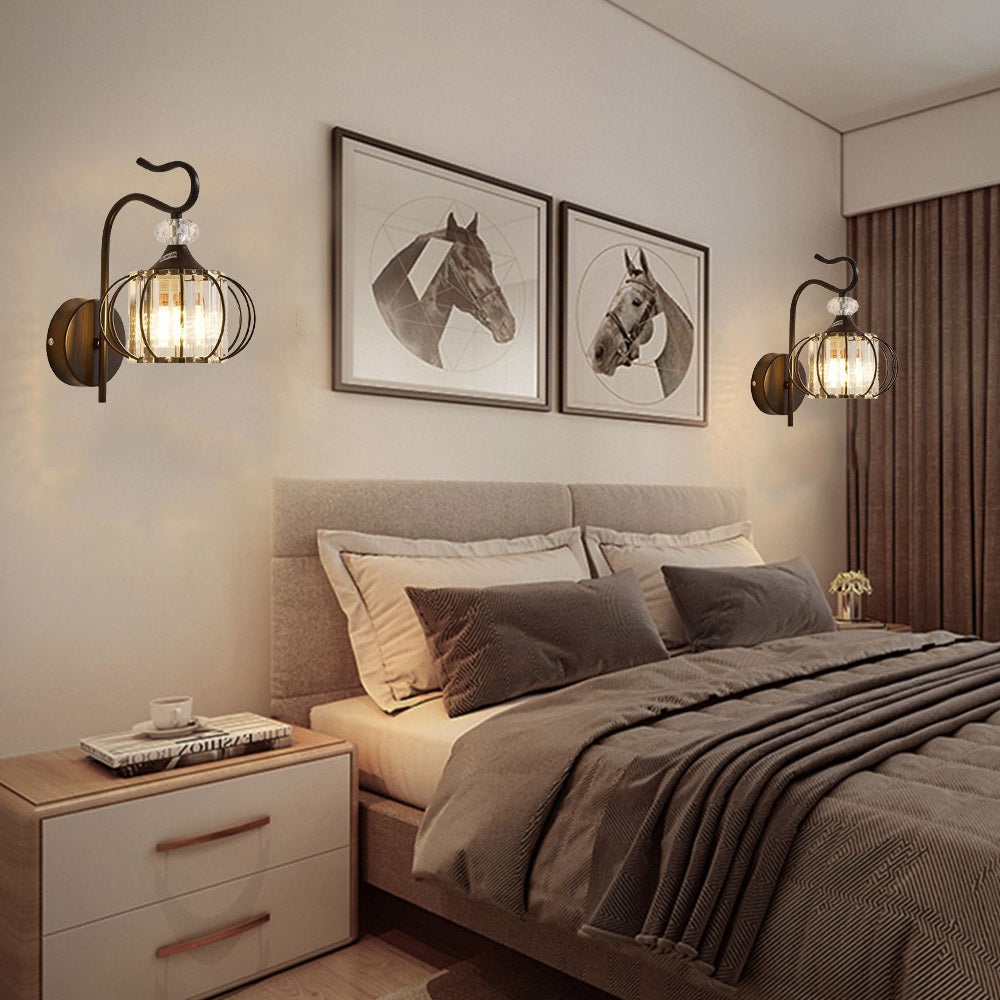 چراغ دیواری LED صنعتی کیریس با سیلوئت هنری