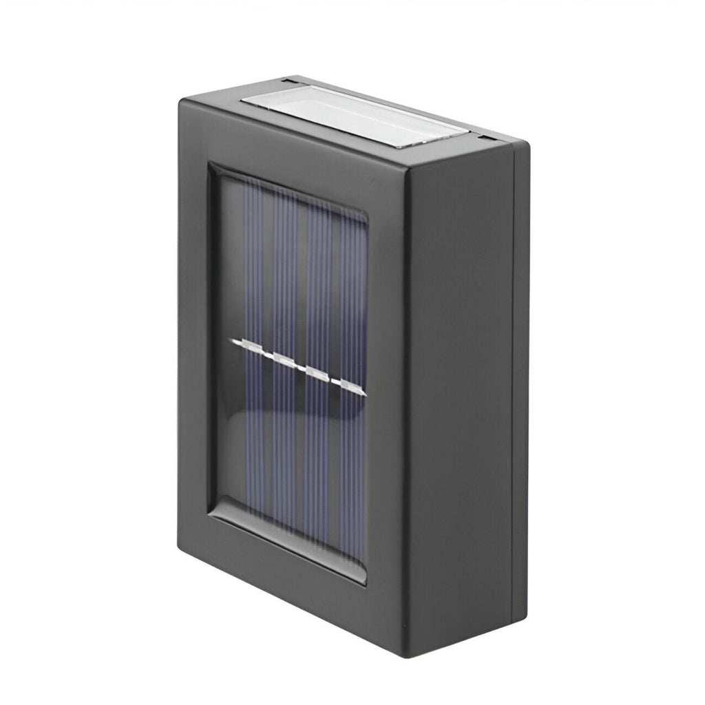 AstraLume Solar Outdoor LED Wall Light IP65 Waterproof Black