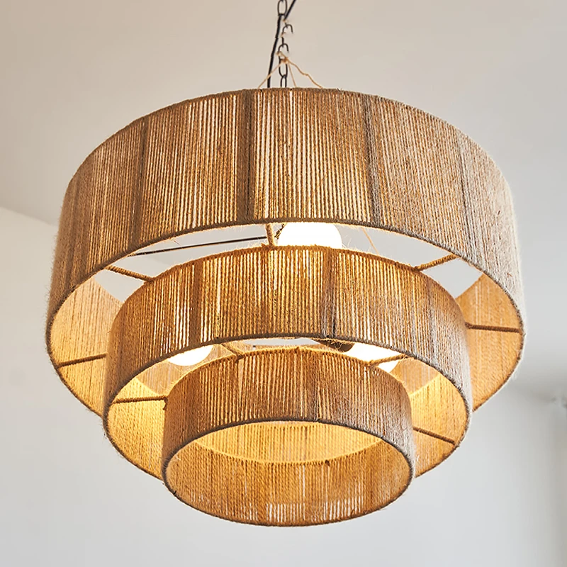 Caelara Rattan Ceiling Light Handwoven For Boho Style Homes