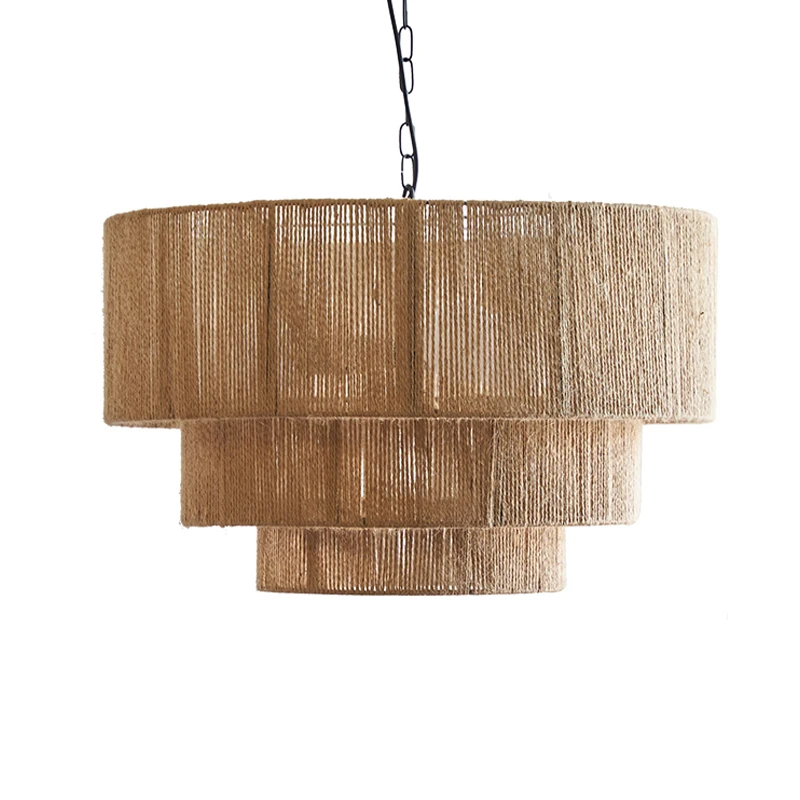 Caelara Rattan Ceiling Light Handwoven For Boho Style Homes
