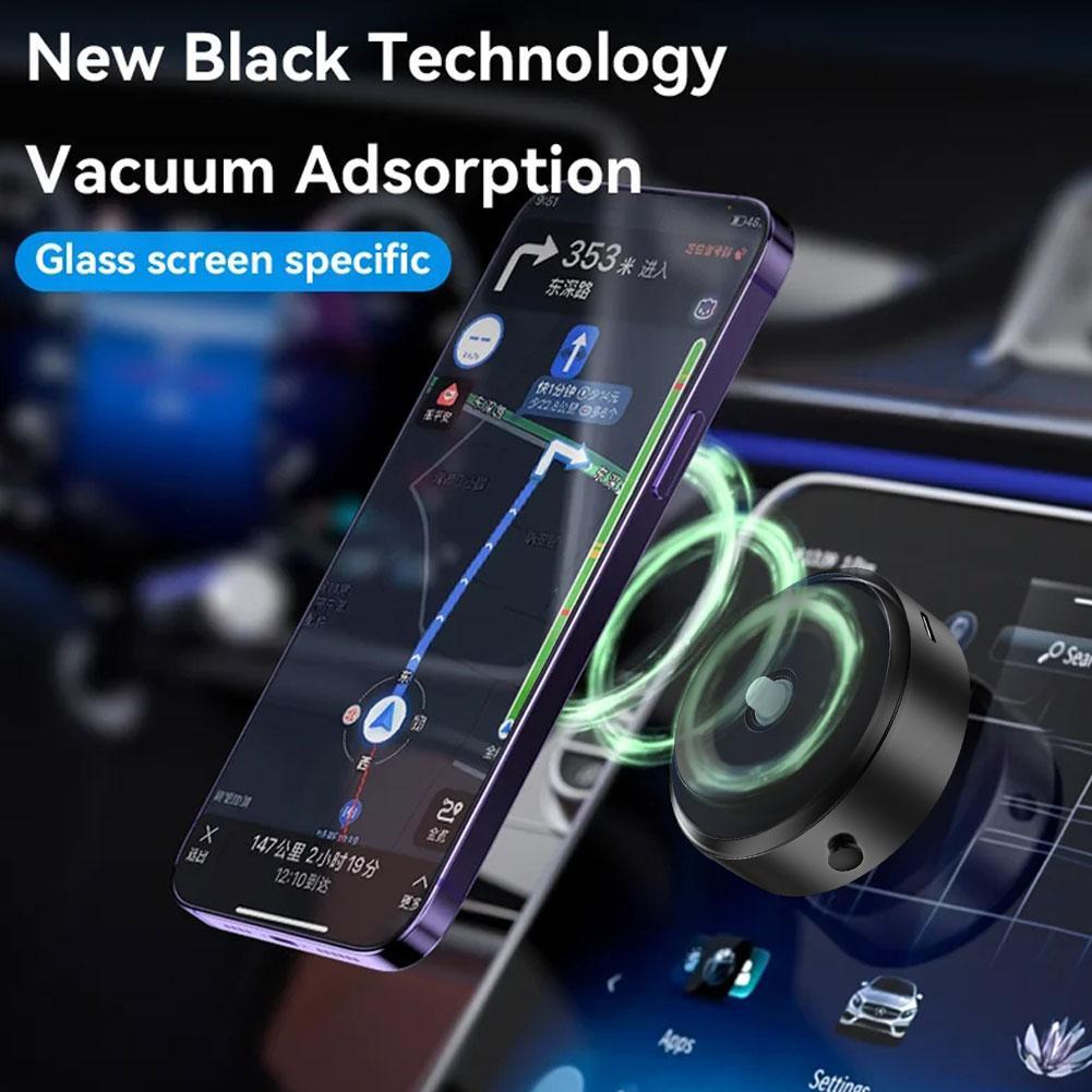 Dual Sided Magnetic Car Phone Mount With Suction Cup