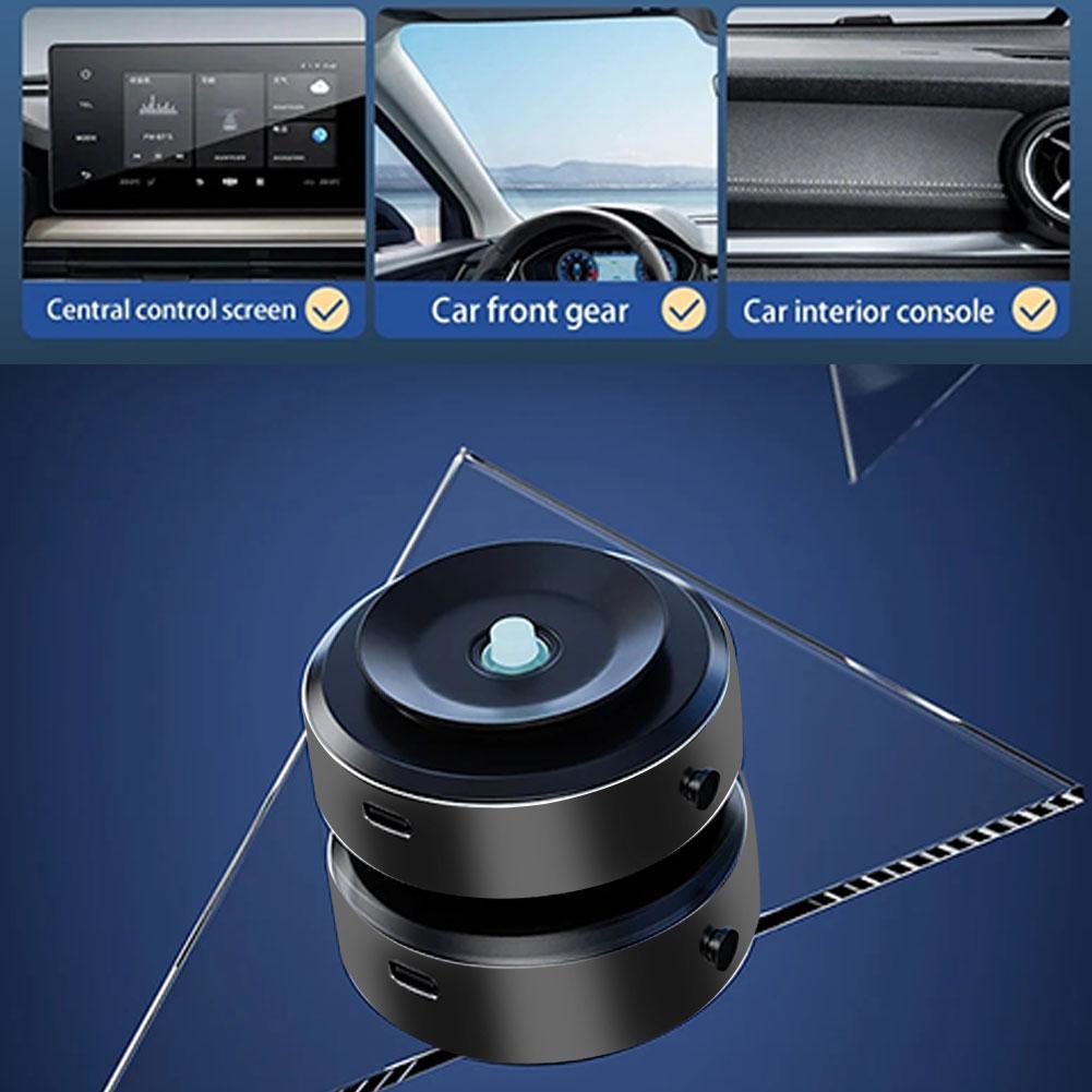 Dual Sided Magnetic Car Phone Mount With Suction Cup