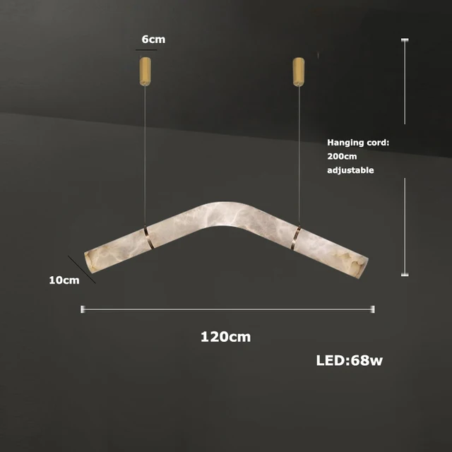 Stropní svítidlo Aurelia Marble pro obývací pokoje a elegantní interiéry