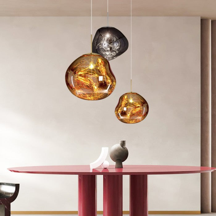 NovaLume Dynamic LED Ceiling Lamp With Polycarbonate Pendant Surface