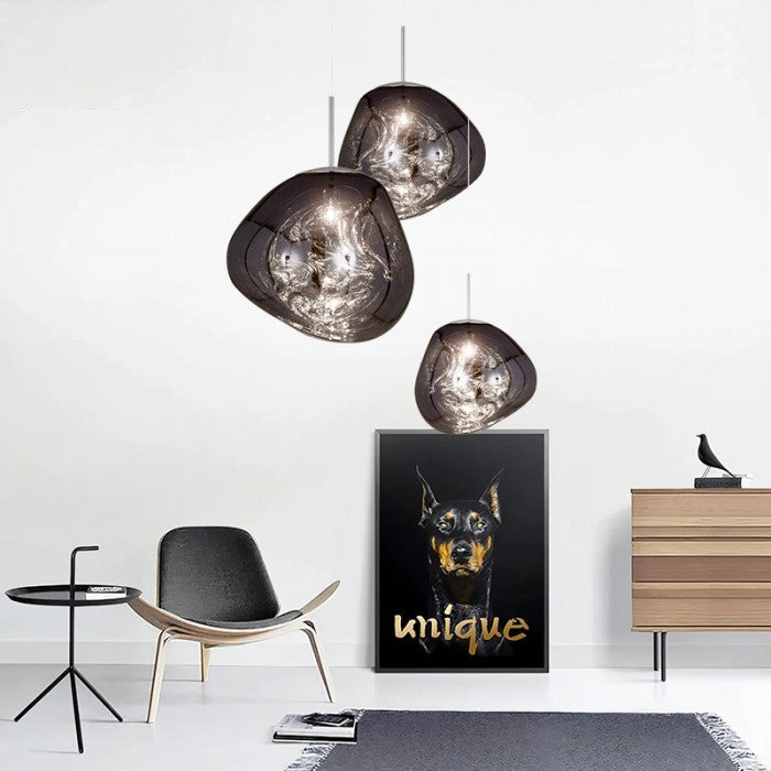 NovaLume Dynamic LED Ceiling Lamp With Polycarbonate Pendant Surface