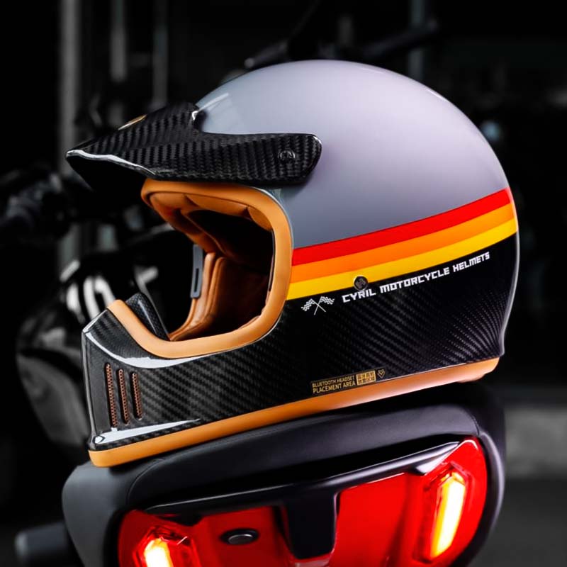 AeroNova Carbon Fiber Pro Full Face Motorcycle Helmet DOT and ECE Approved