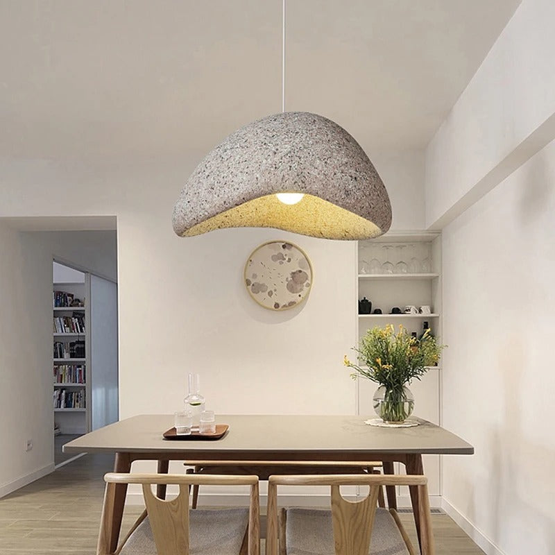 Sand Wabi Sabi Pendelleuchte mit einstellbarer Farbtemperatur