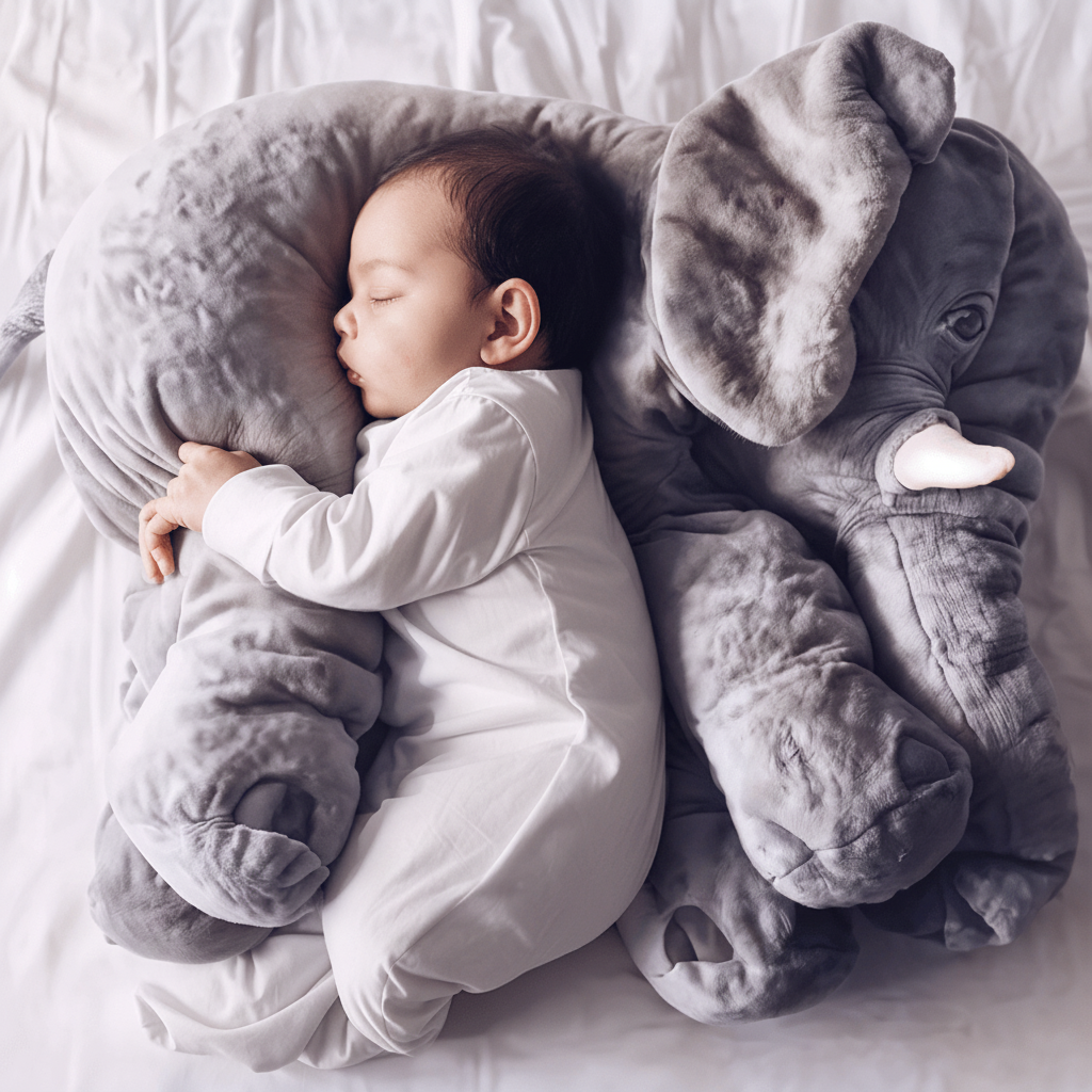 کوسن عروسکی فیل کادل‌پالز نرم و راحت برای نوزادان و کودکان