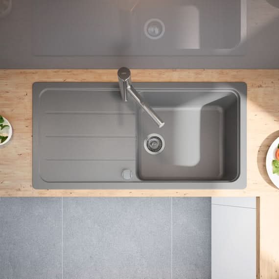 Architectura 50 keramisk håndvask fra Elementa Ceramics tidløs og stilfuld