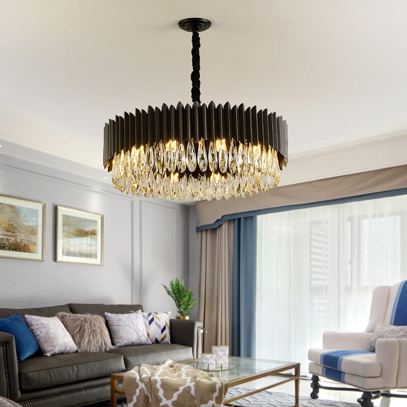 Lyfera Crystal Lustr Luxusní Moderní Osvětlení Výrazný Prvek