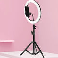 LED Ring Light With Tripod 10-Inch Professional Studio Lighting