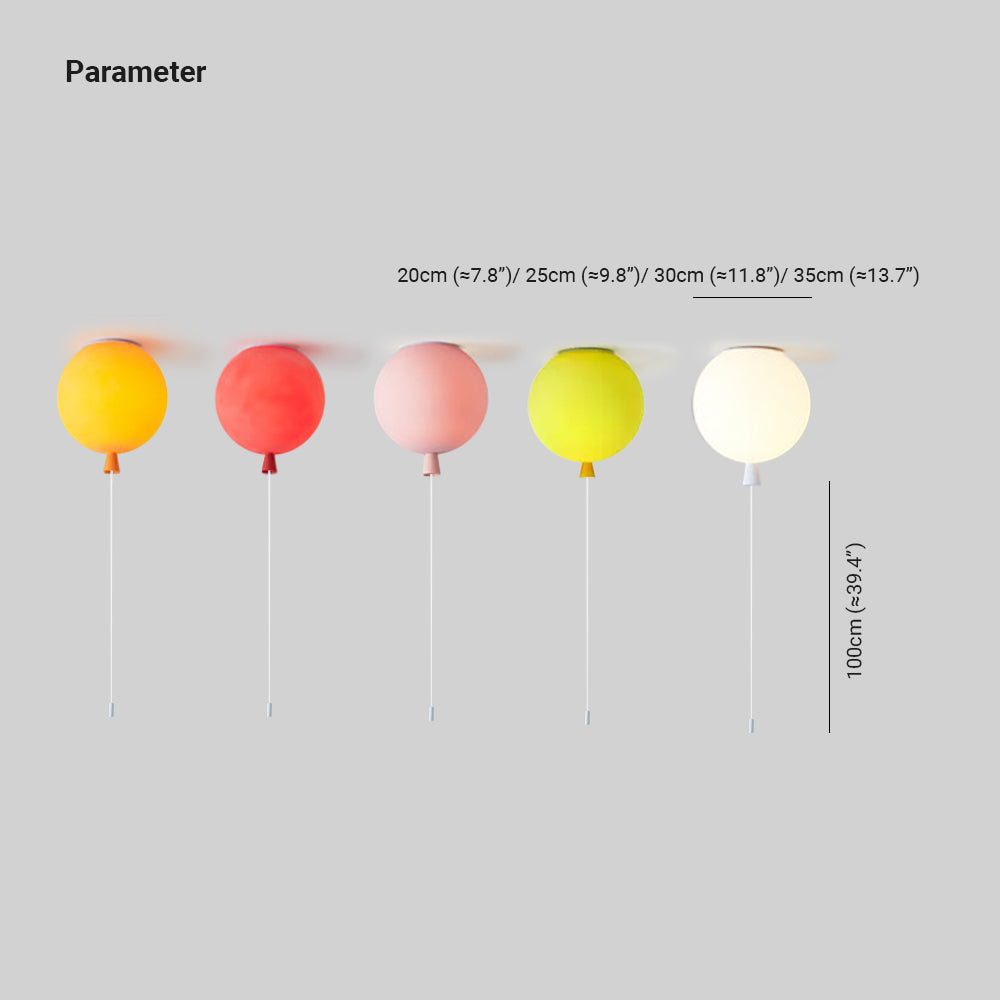 LumaSphere Balloon LED Ceiling Light for Living Rooms