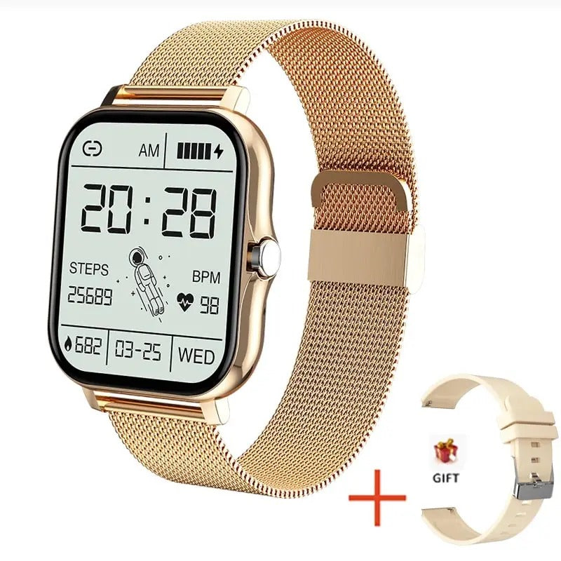 Smartwatch z funkcją rozmów Bluetooth i monitorem aktywności dla mężczyzn i kobiet