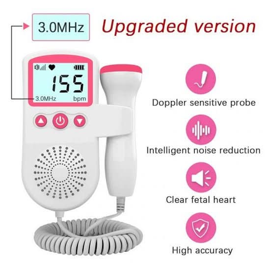 LumaPulse kompakt LCD magzati szívmonitor a terhesség követéséhez