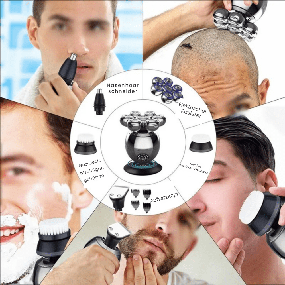 NovaShave Pro 7D Electric Razor For Smooth And Irritation-Proof Shaving
