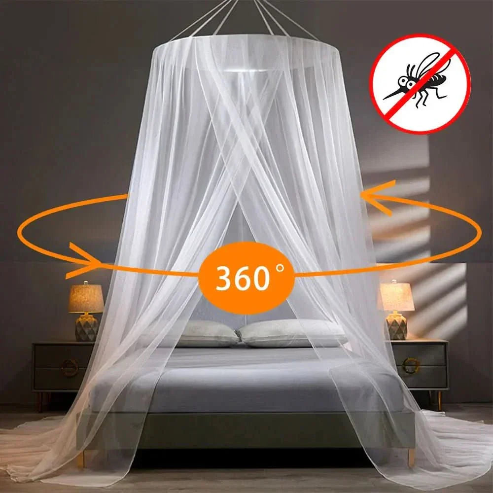 AeroGuard Foldable Mosquito Net for Bed and Camping Protection