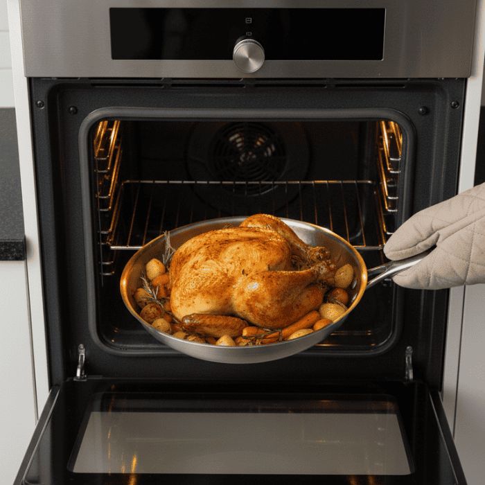 NexaForge Premium Pan 2.0 - Scratch-Resistant Titanium Pan Without Coating