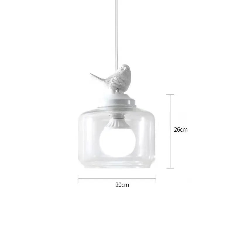 Naterra Hanging Lamp With Bird Motif And Natural Warm Glow For Cozy Rooms
