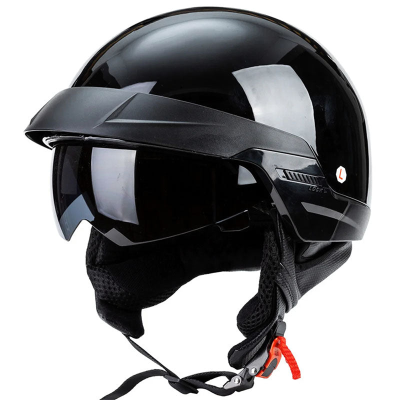 Casco Aperto AstraRidge Cruiser in Stile Harley Omologato DOT