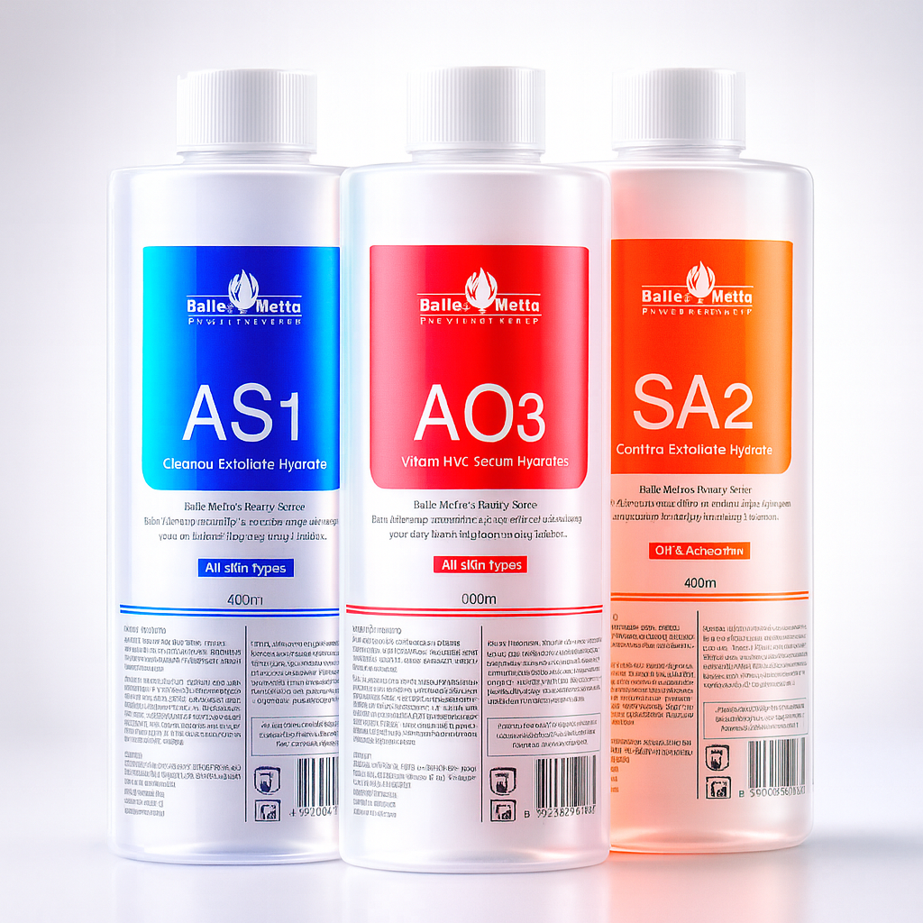HydroGlow Hámlasztó Trio Arcrendszerekhez, 3 darab 400 ml-es szérum AS1 SA2 AO3