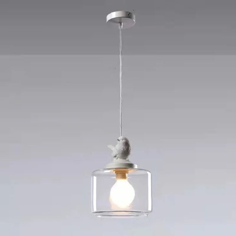 Naterra Hanging Lamp With Bird Motif And Natural Warm Glow For Cozy Rooms